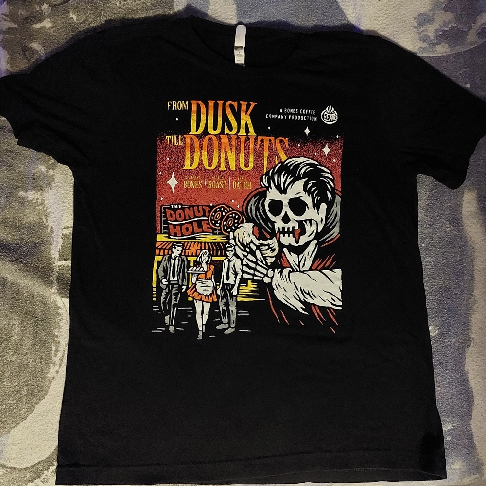 Bones Coffee "From Dusk till Donuts" T-Shirt